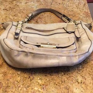 Coach Metallic Champagne Hobo bag